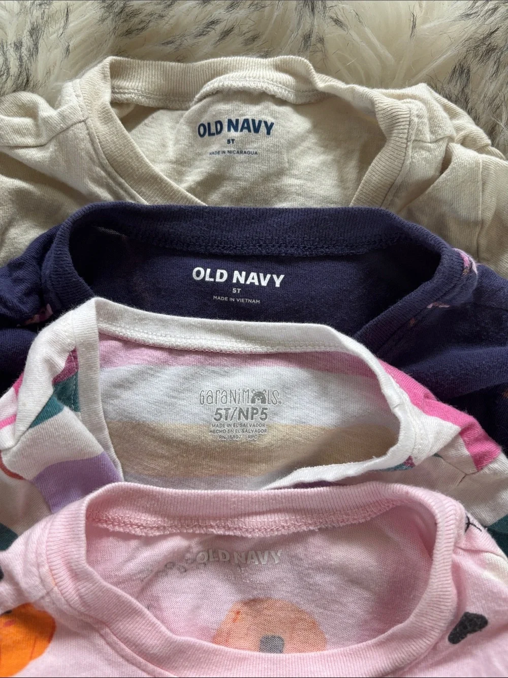 5T Old Navy Toddler Boy 8 Long Shirts Bundle